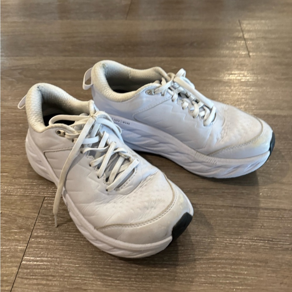 All leather hokas